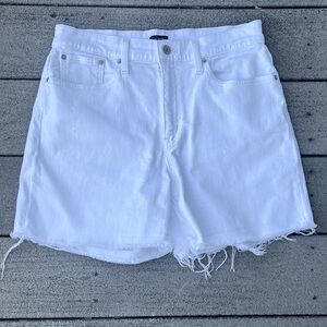 J. Crew Factory White Jean Shorts